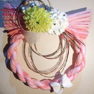 アロマフレグランスストーンでやさしく香るオリジナルのしめ縄を作ろう~香るケーキ作り~