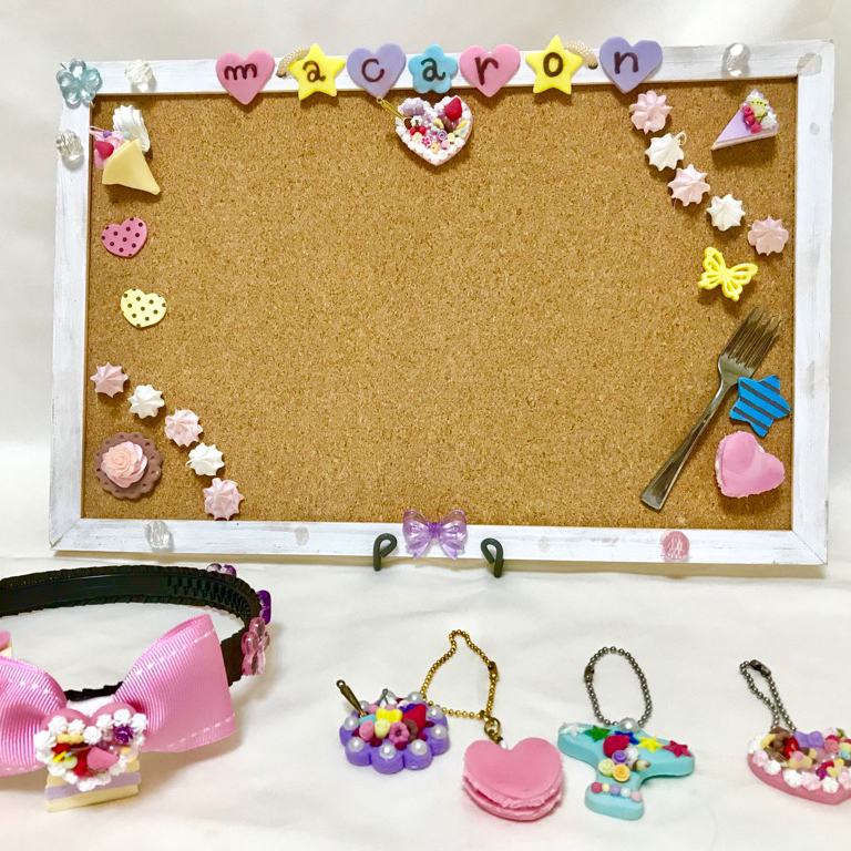 親子で楽しむわくわくワークショップ【デコキーホルダー♡イヤリングカチューシャ♡デコボードを作ろう！】